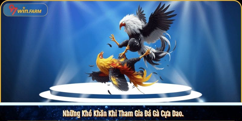 Những Khó Khăn Khi Tham Gia Đá Gà Cựa Dao.